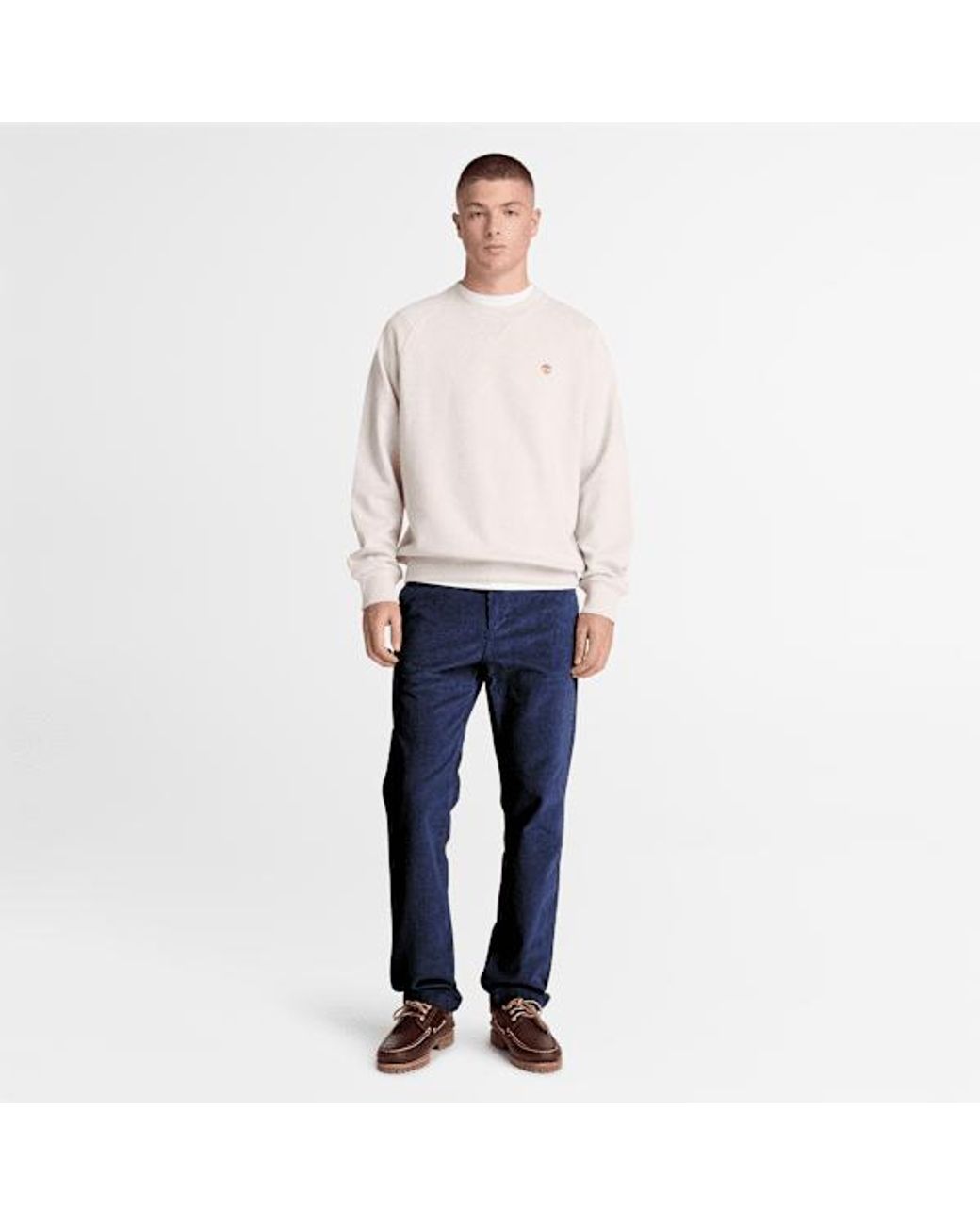 Timberland Blue Claremont Straight Corduroy Chino Trouser For for men