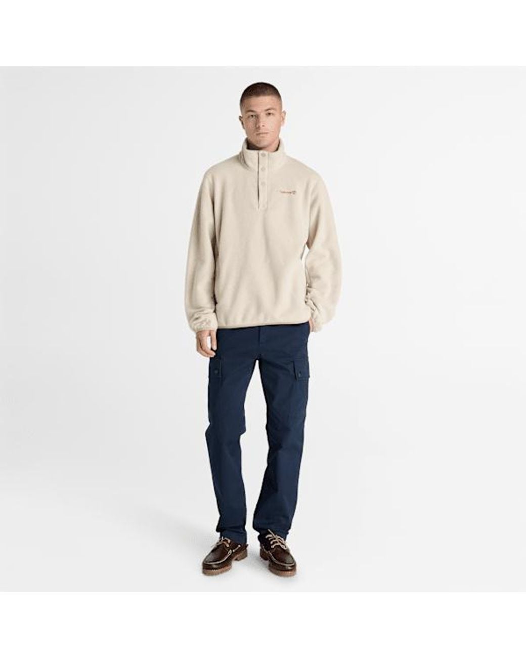 Timberland Blue Twill Cargo Trouser For for men