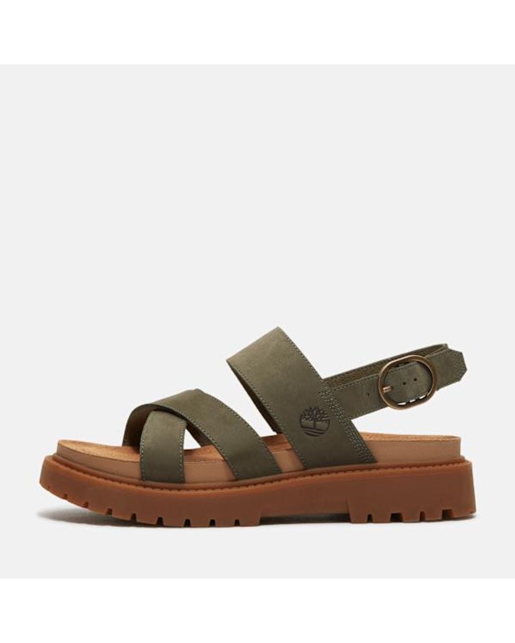 Timberland Brown Clairemont Way Backstrap Sandal For
