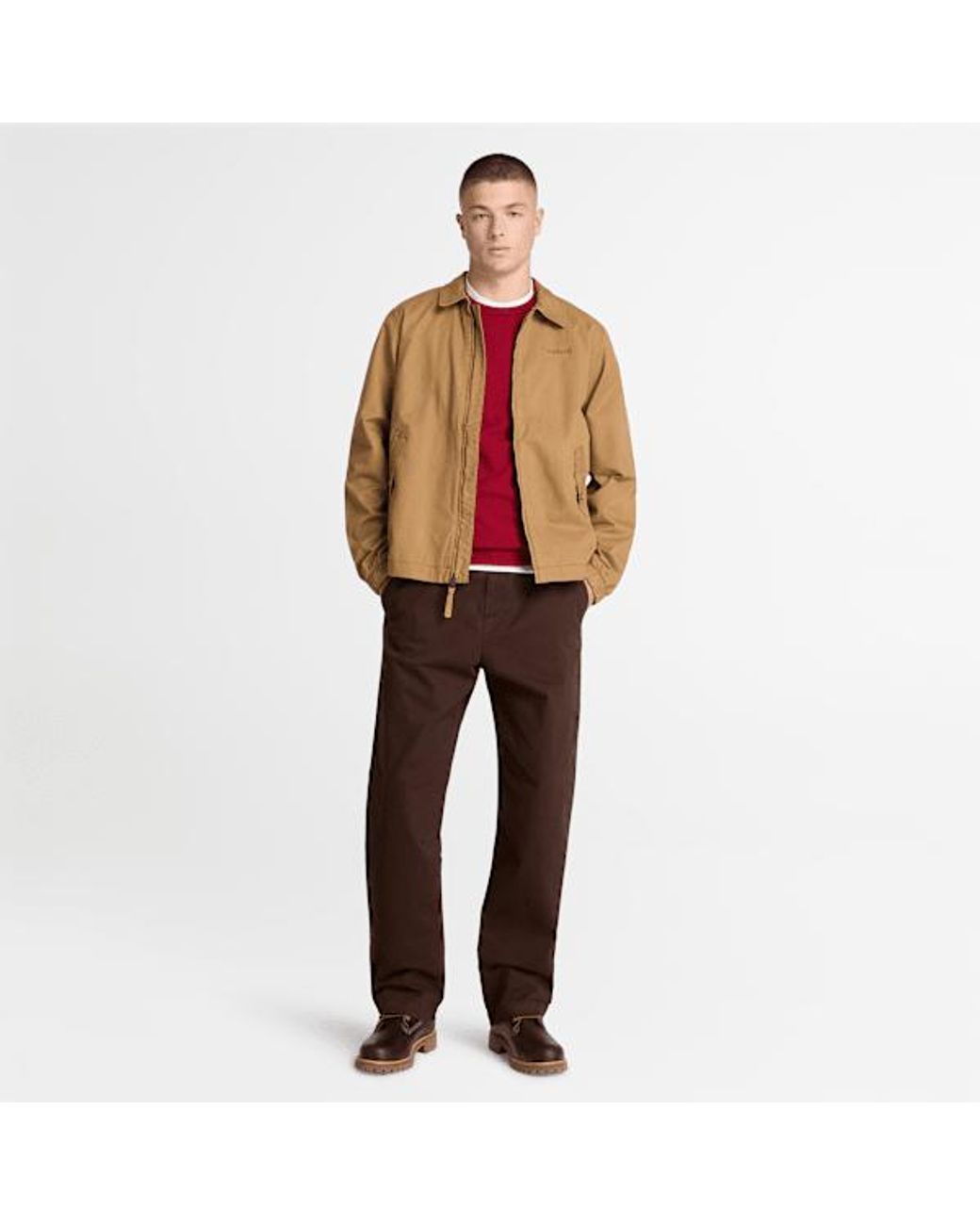 Timberland Red Cohas Brook Merino Crewneck Jumper For for men