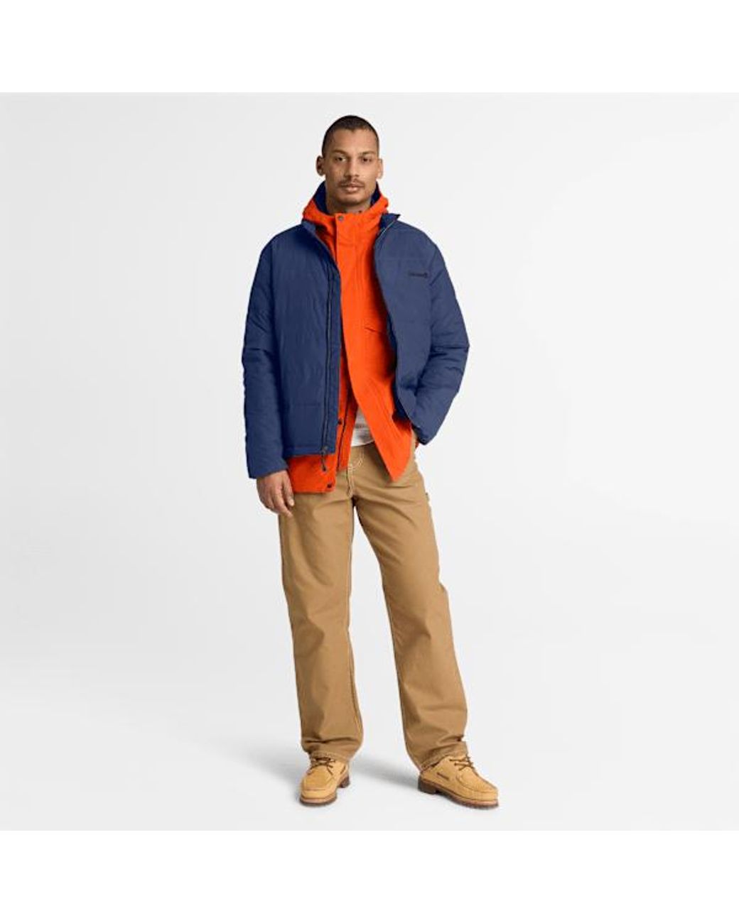Timberland Blue Axis Peak Water Repellent Puffer Jacket For for men