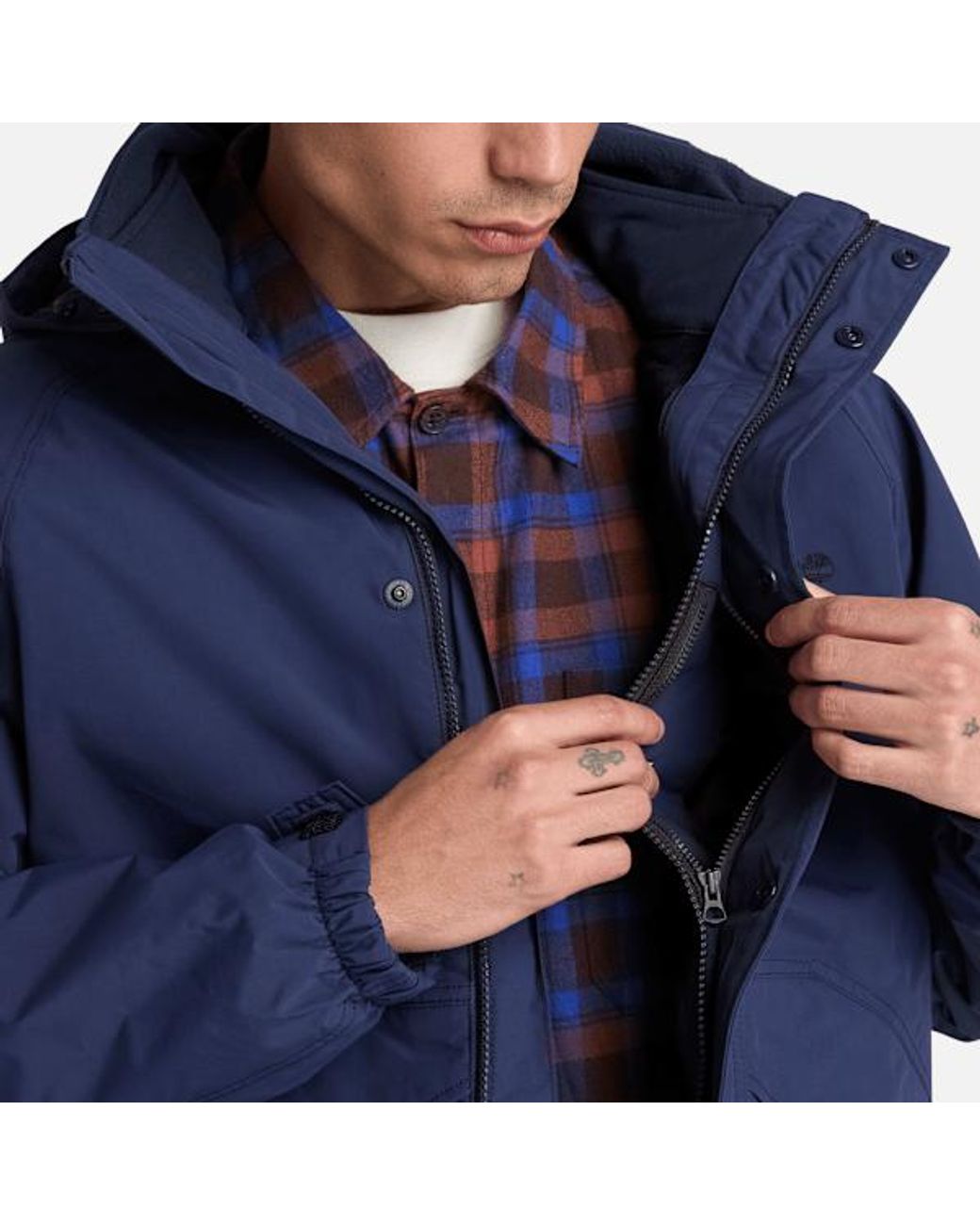 Timberland Blue Waterproof 3-In-1 Jacket For for men