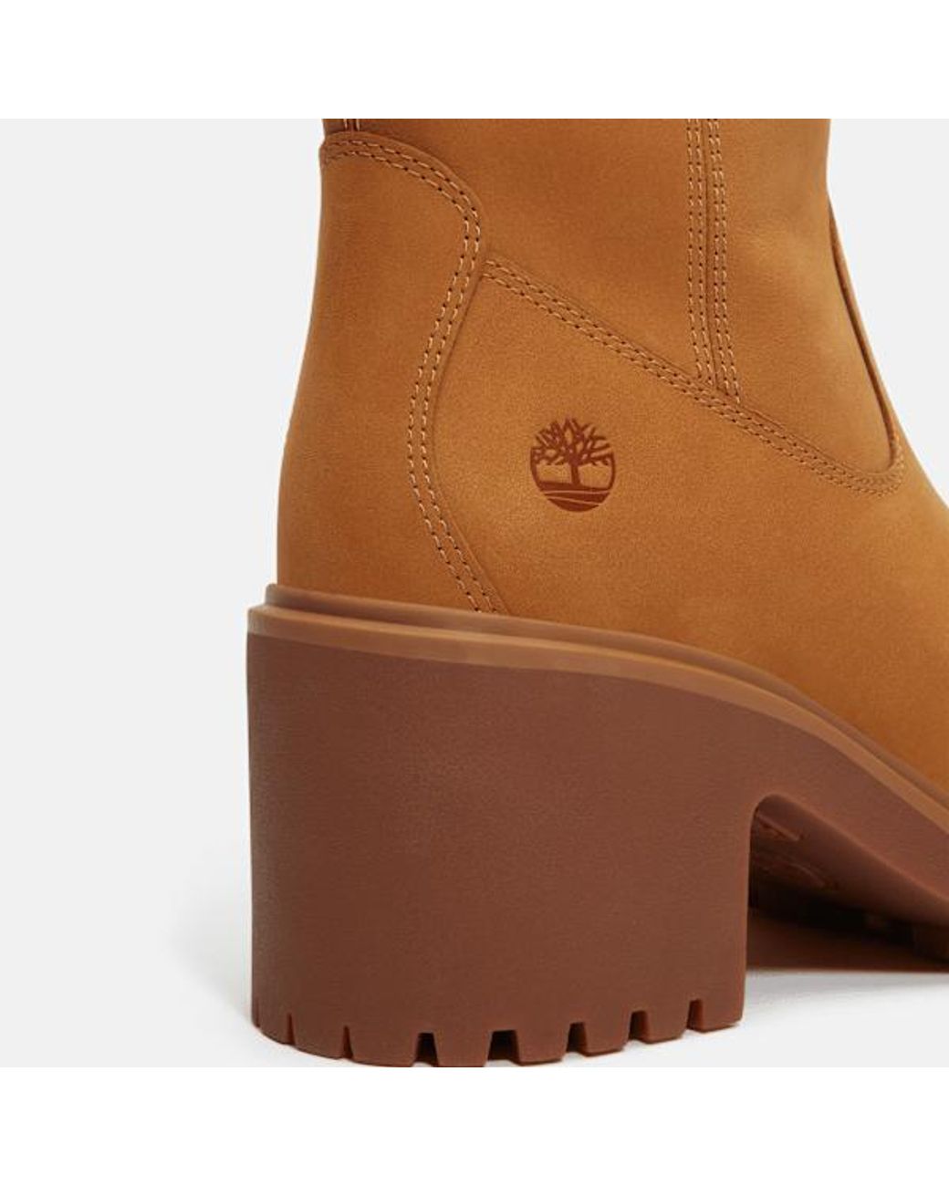 Timberland Brown Stone Heights Tall Side Zip Boot For
