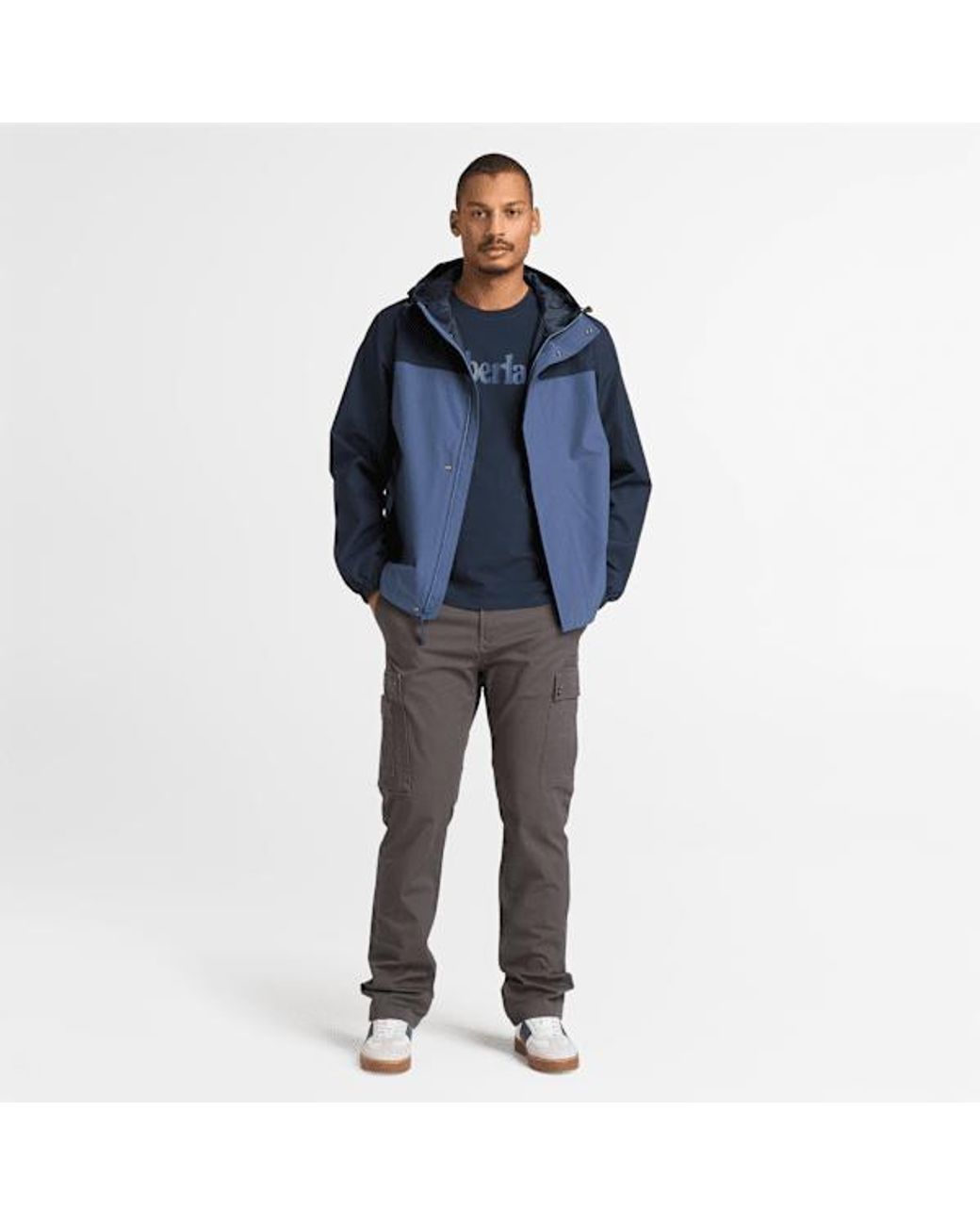 Timberland Blue Waterproof Shell Jacket For for men