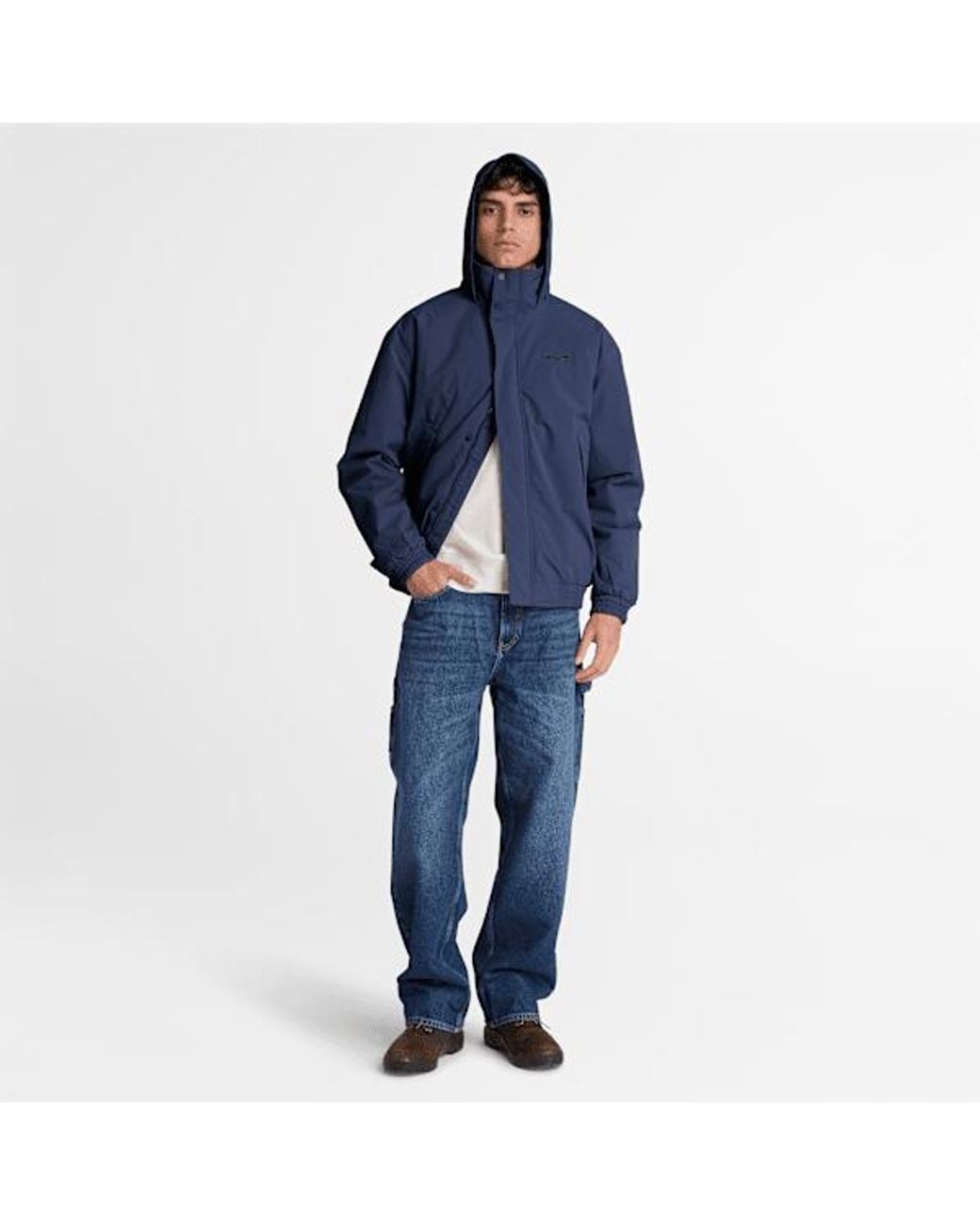 Timberland Blue Waterproof Insulated Bomber For for men