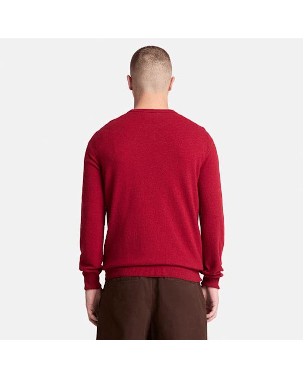 Timberland Red Cohas Brook Merino Crewneck Jumper For for men
