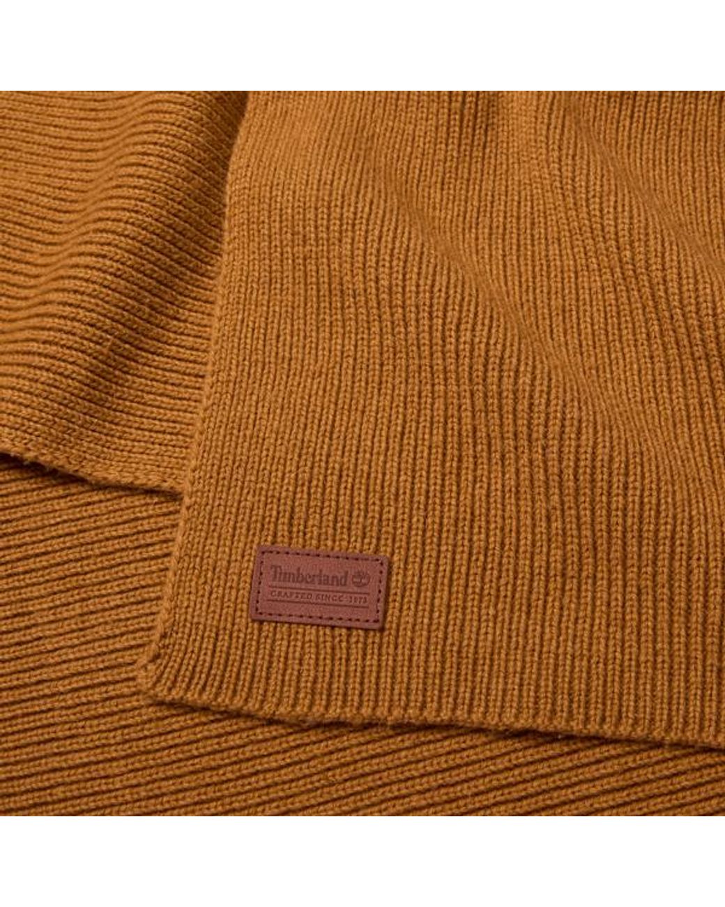 Timberland Brown Heritage Fisherman Scarf