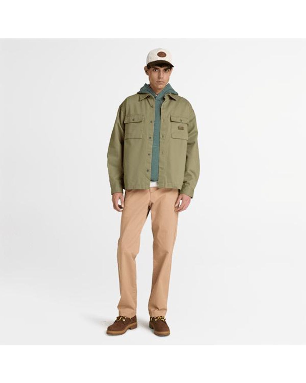 Timberland Green Utility Overshirt For for men