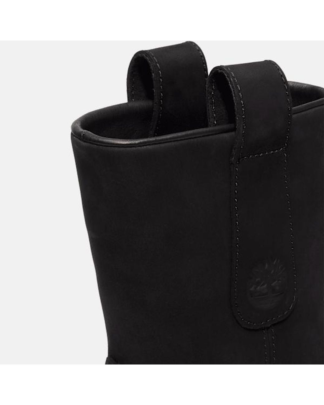 Timberland Black Heritage Mid Pull-On Boot For for men