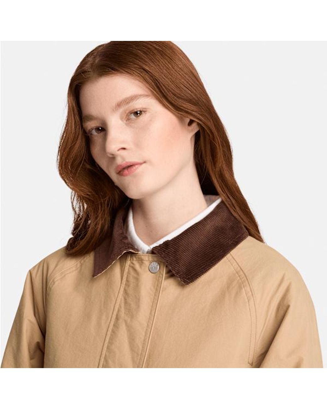 Timberland Natural Wenham Water-Repellent Insulated Barn Coat For