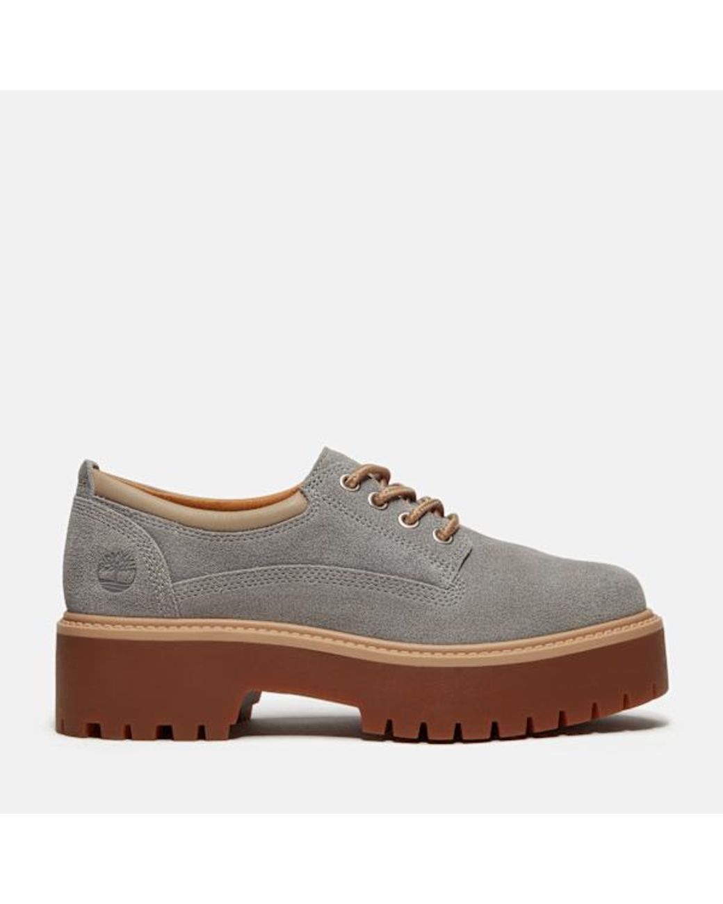 Timberland Brown Stone Street Platform Shoe For