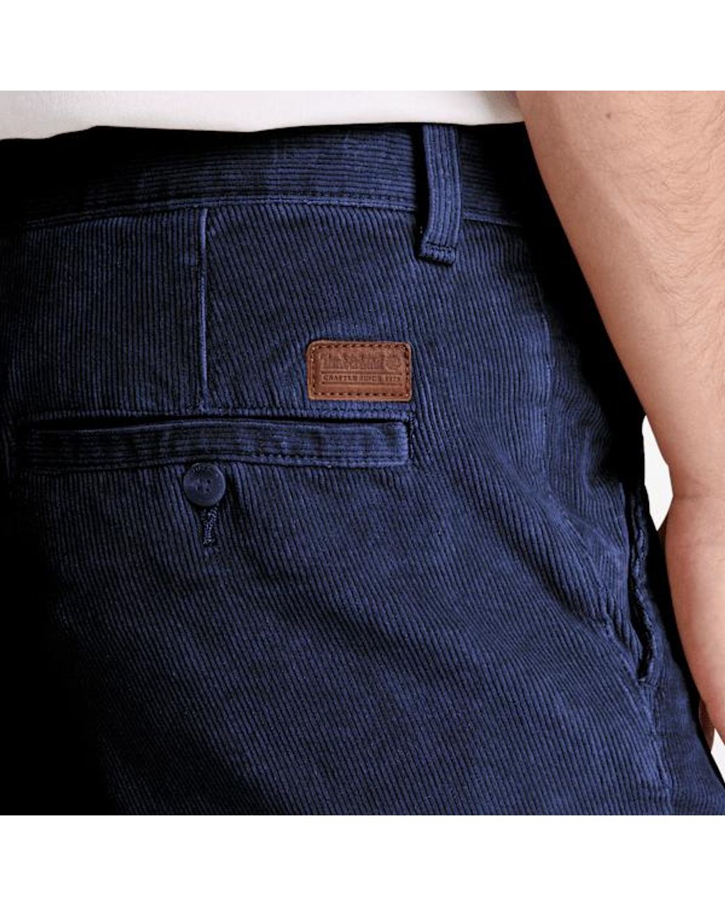 Timberland Blue Claremont Straight Corduroy Chino Trouser For for men