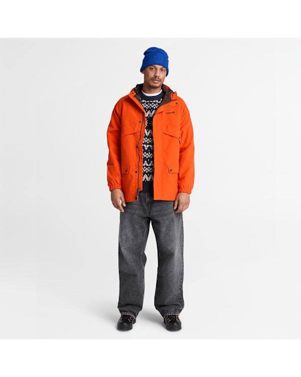 Timberland Orange Weatherline Archive-Inspired Parka For for men
