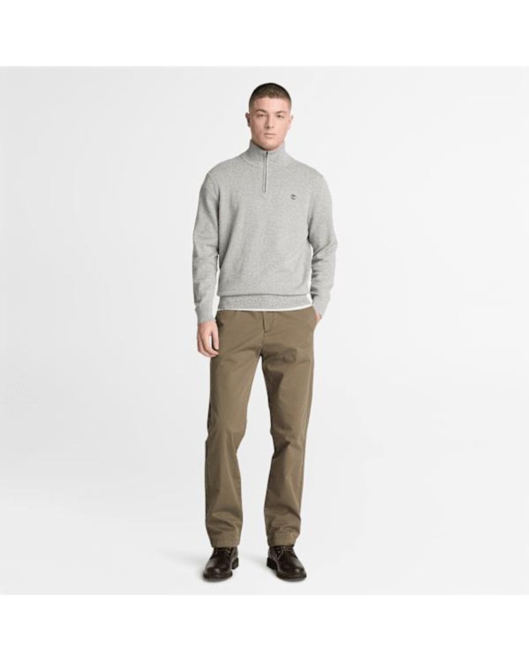Timberland Natural Claremont Straight Twill Chino Trouser For for men