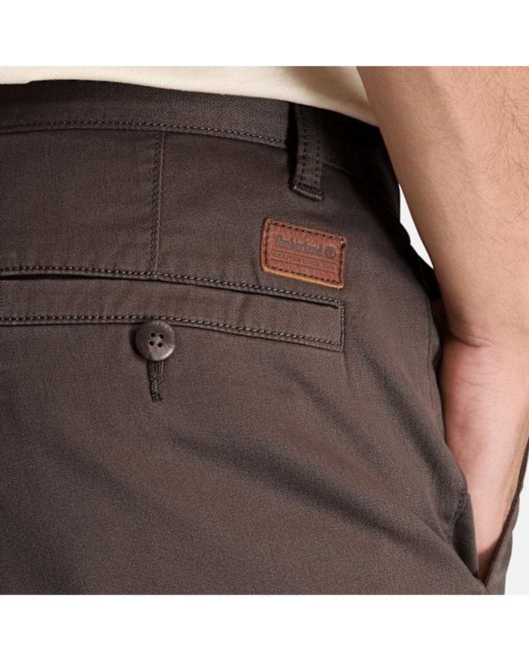 Timberland Natural Claremont Slim Twill Chino Trouser For for men
