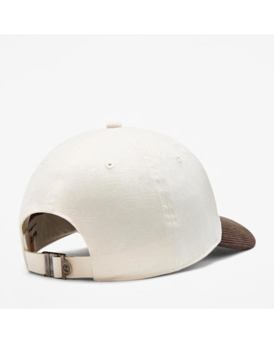 Timberland Brown Canvas And Cord Baseball Cap For for men