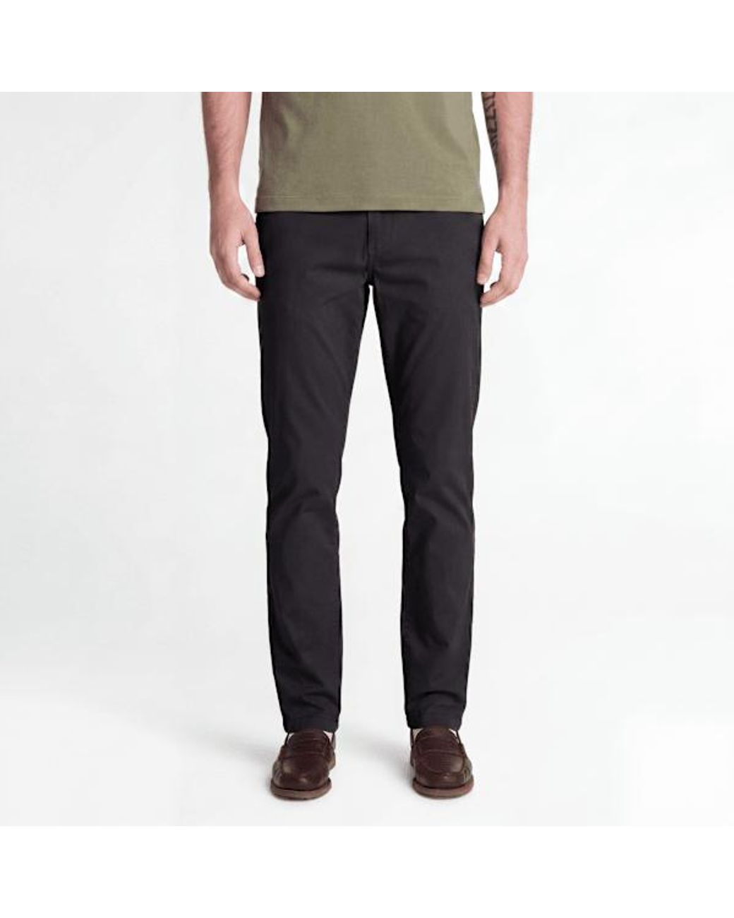 Timberland Gray Claremont Slim Twill Chino Trouser For for men