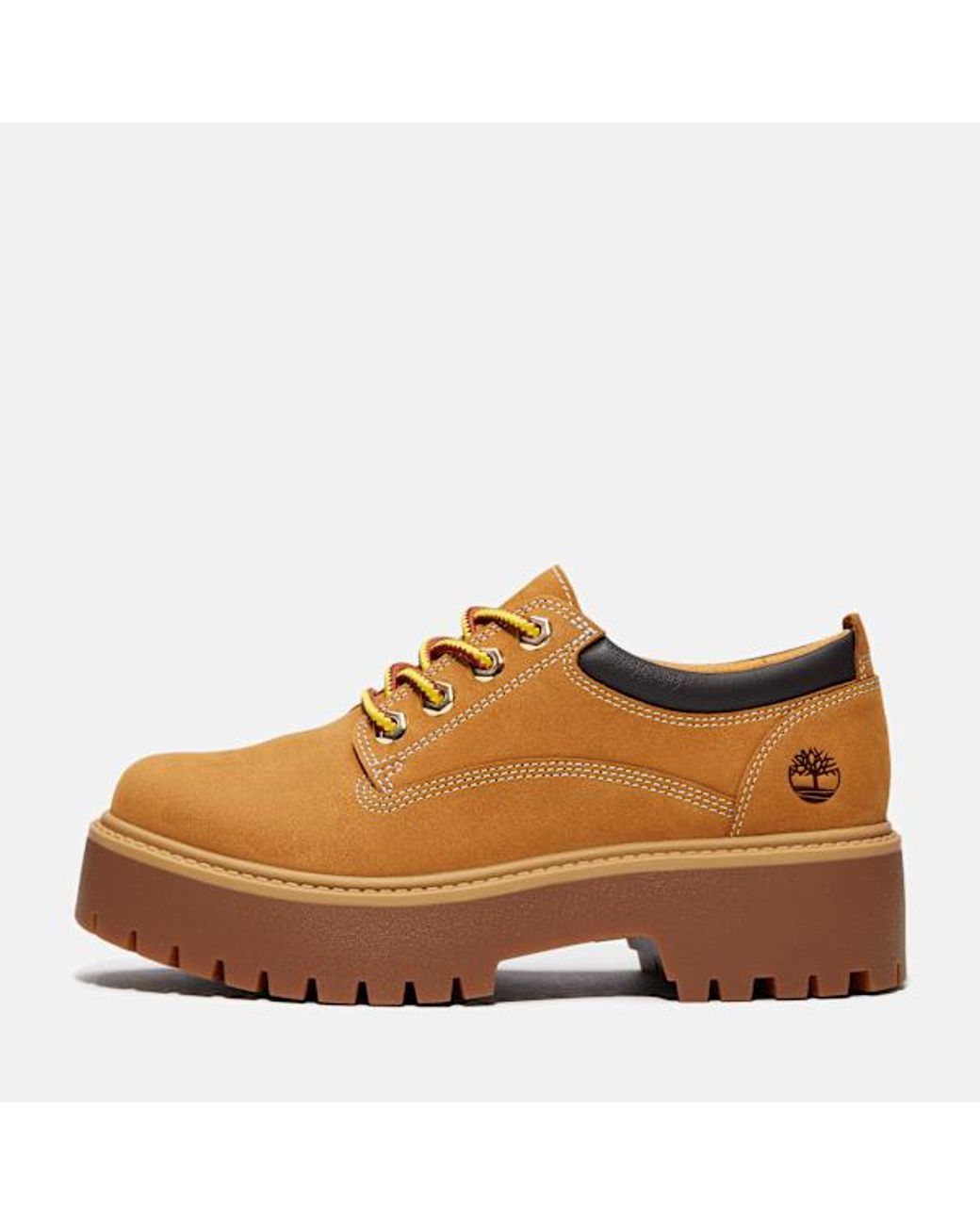 Timberland Brown Stone Street Platform Shoe For