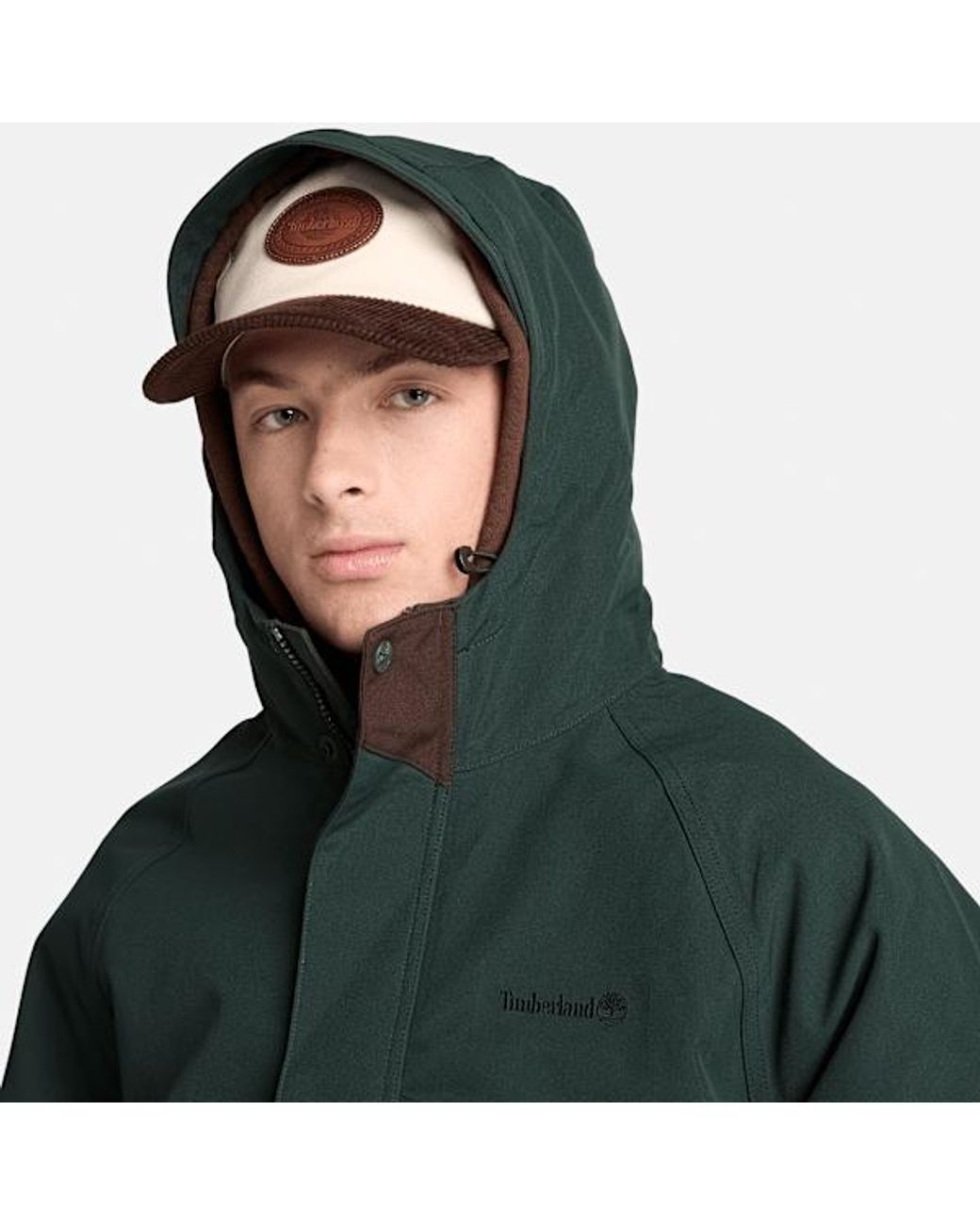 Timberland Green Weatherline Archive-Inspired Parka For for men