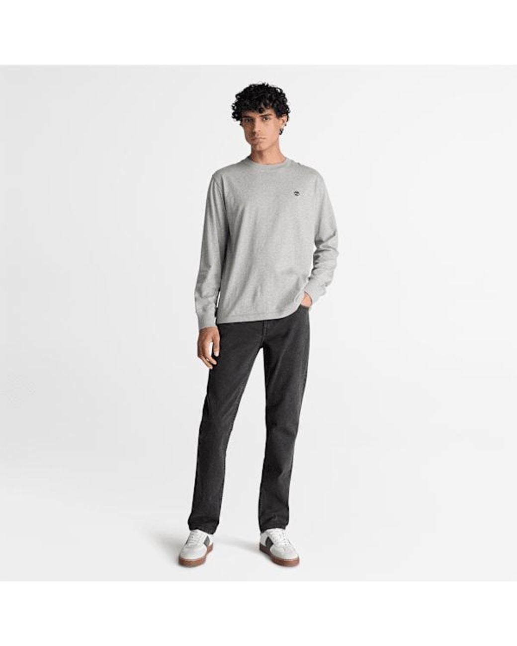 Timberland Gray Slim Denim Trouser For for men