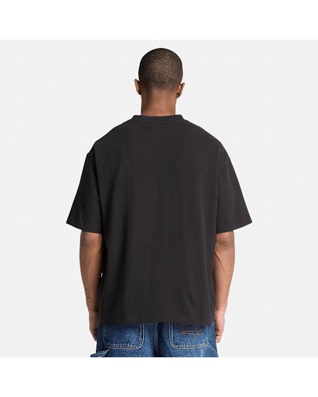 Timberland Black Rugged Boot Short-Sleeve T-Shirt For for men