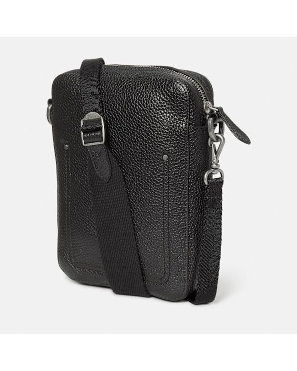 Timberland Black Tuckerman Leather Crossbody Bag