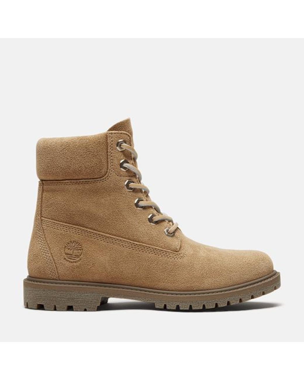 Timberland Brown Mix Tape 6-Inch Waterproof Boot For
