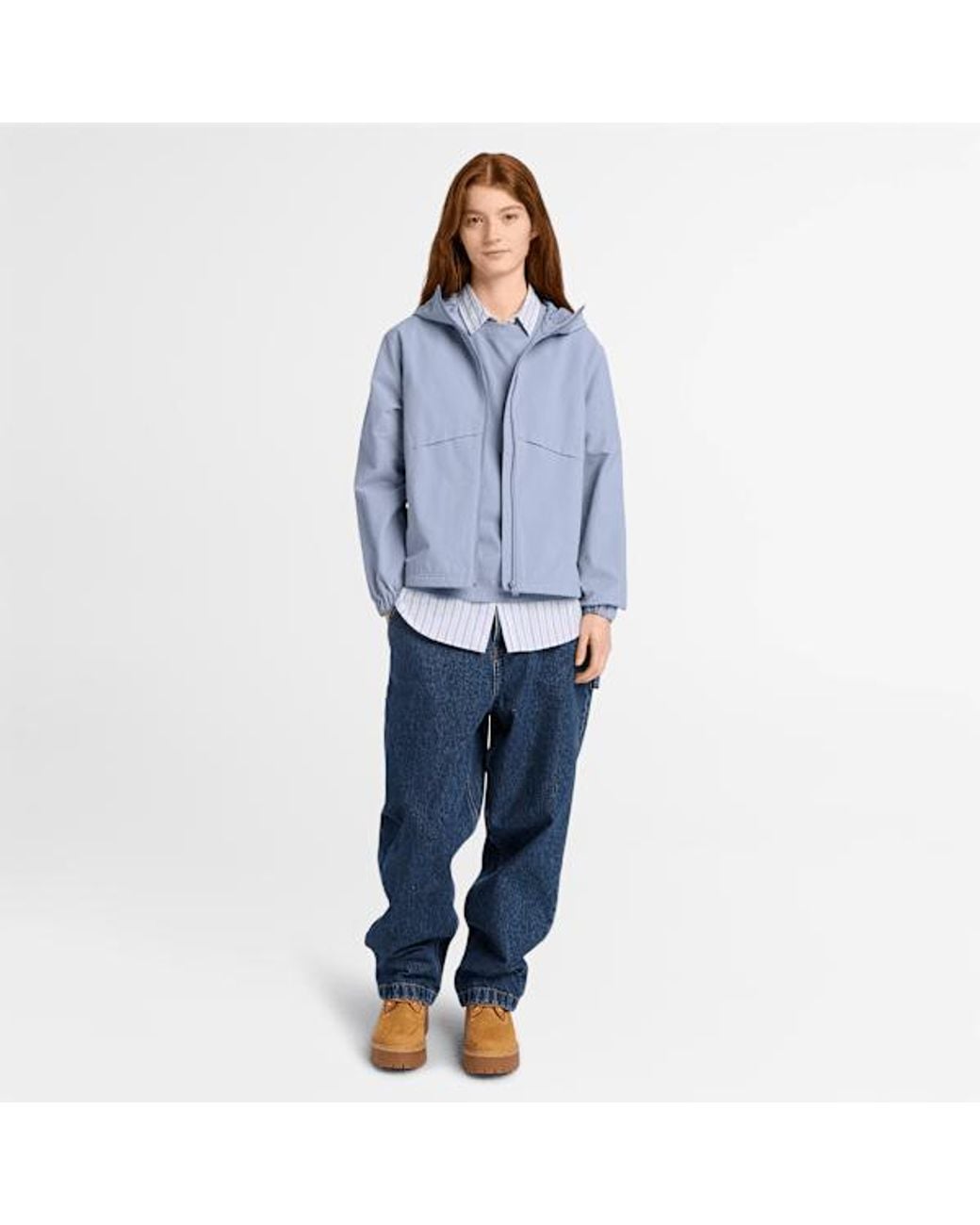 Timberland Blue Multi-Stripe Long-Sleeve Shirt For