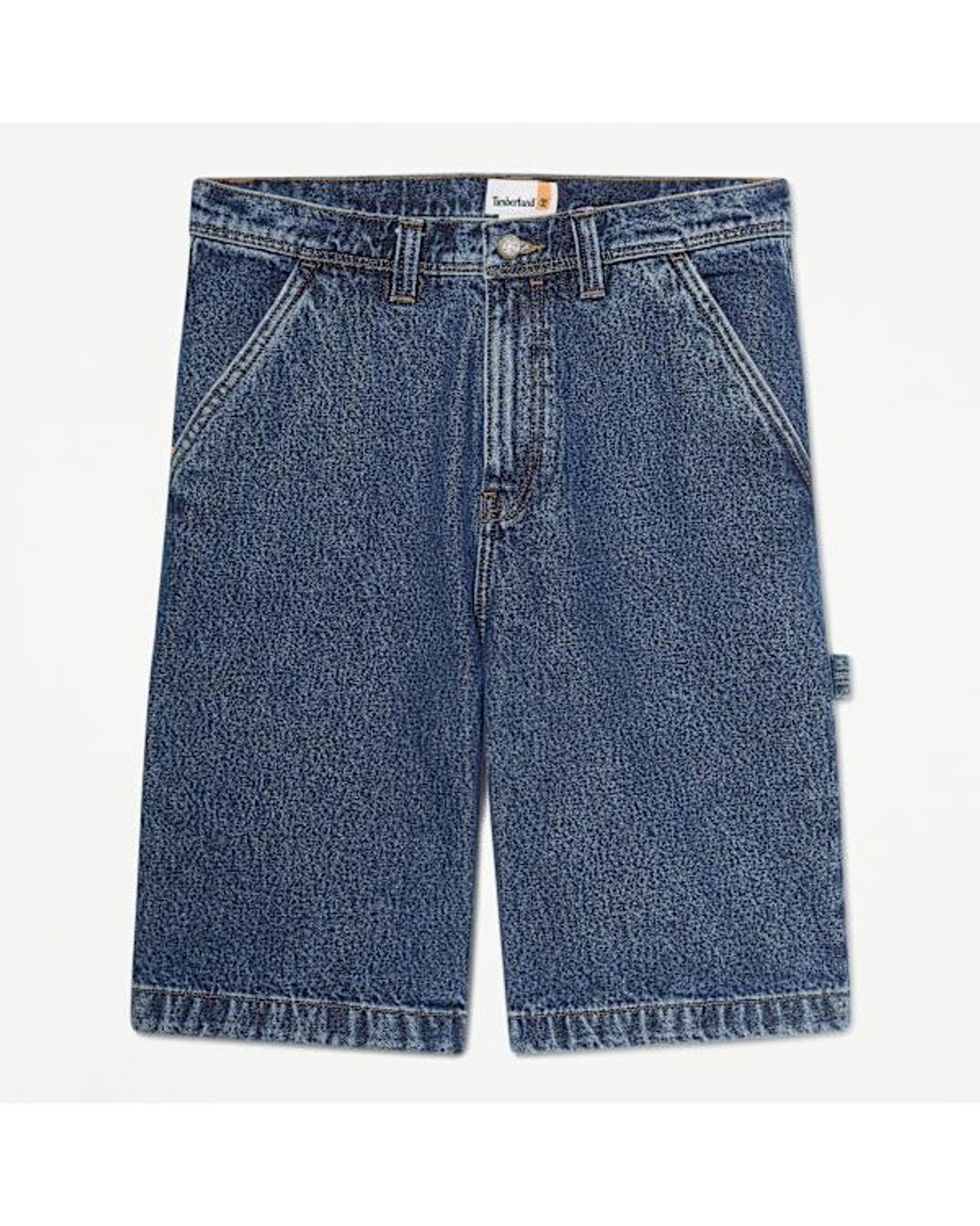 Timberland Blue All Gender Denim Carpenter Short