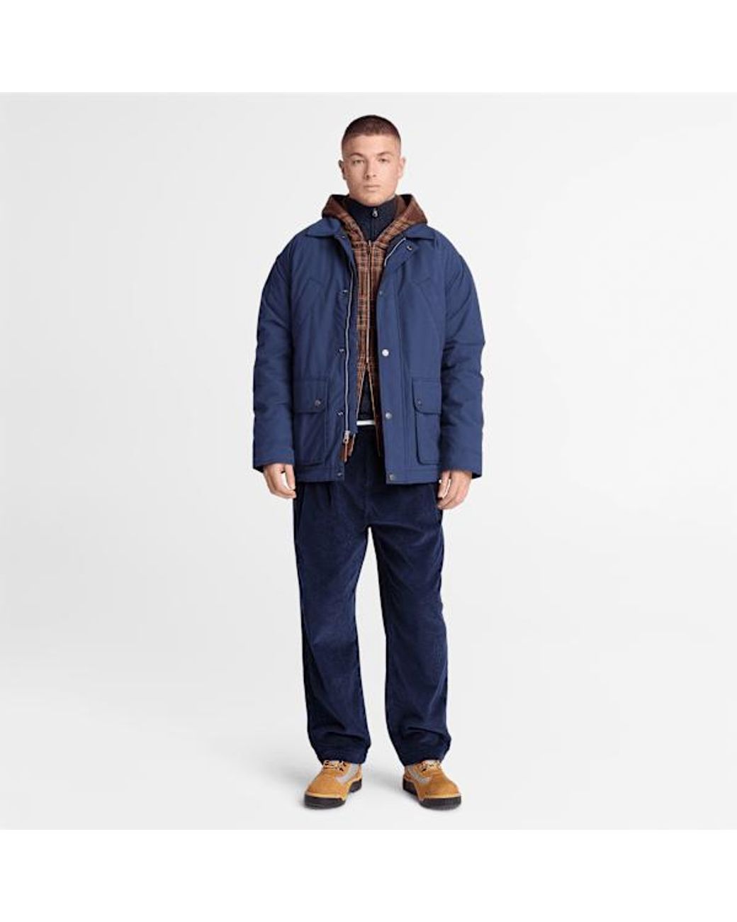 Timberland Blue Wenham Insulated Field Coat For for men