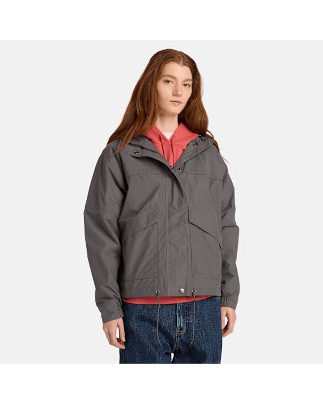 Timberland Gray Durable Water Repellent Jacket For