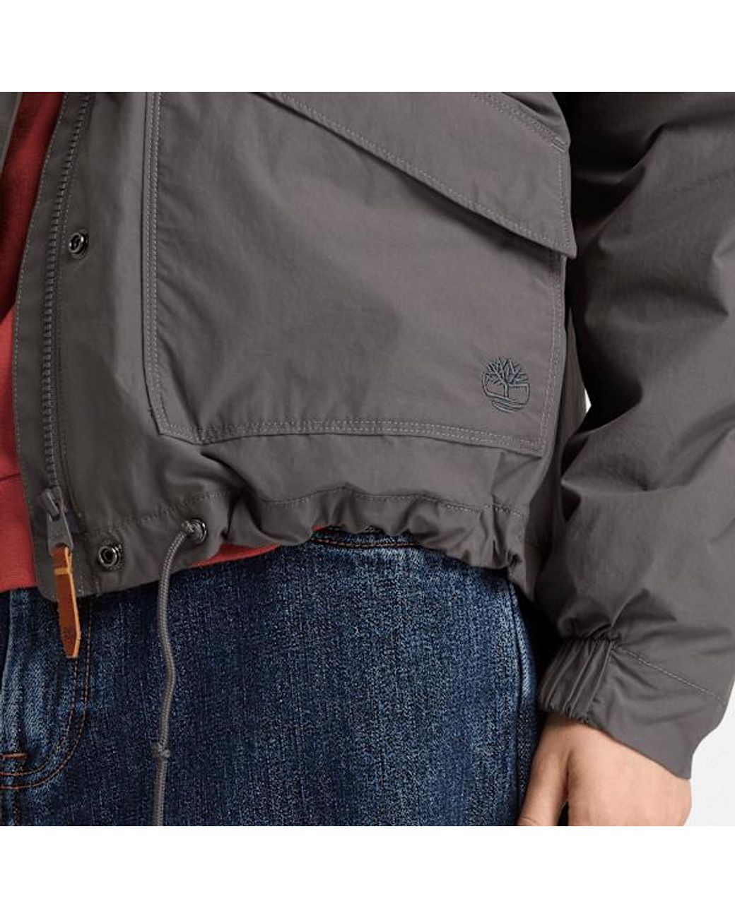 Timberland Gray Durable Water Repellent Jacket For