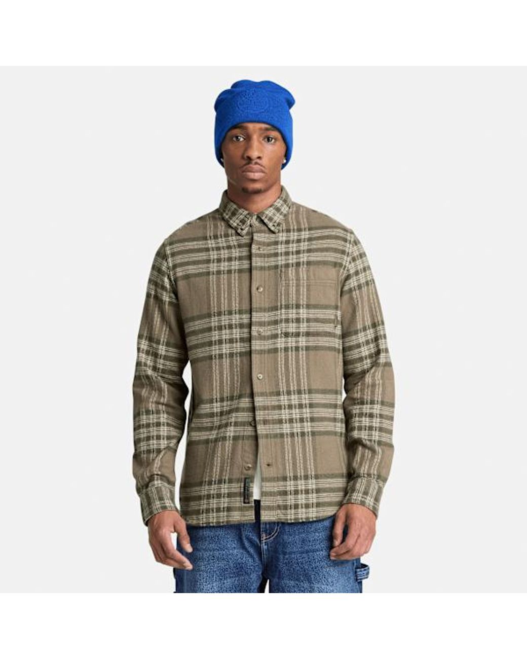 Timberland Green Check Regular Shirt For for men