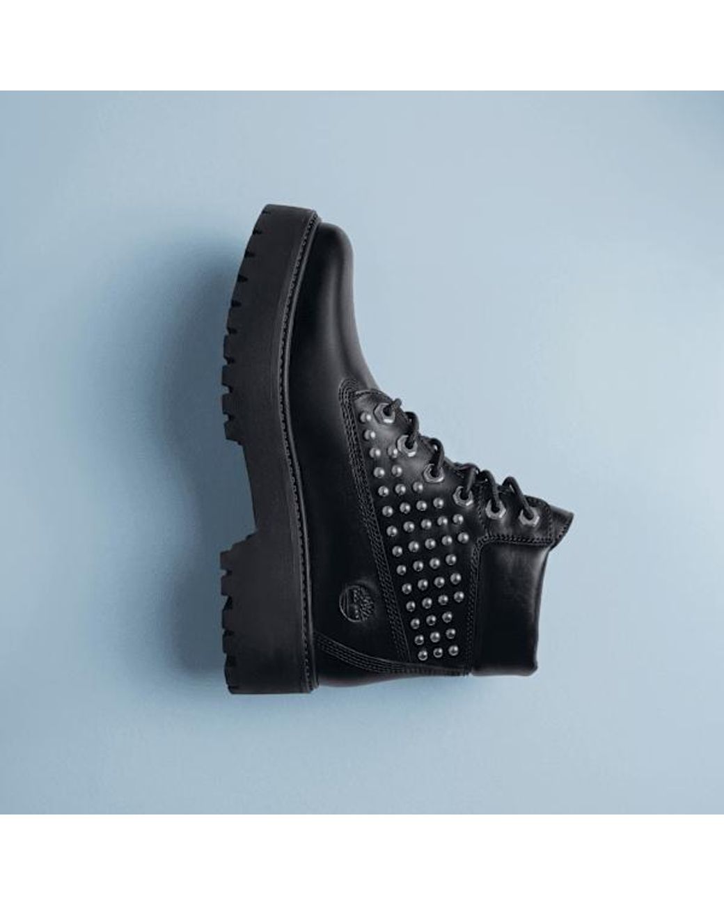 Timberland Black Stone Street Platform 6-Inch Boot For