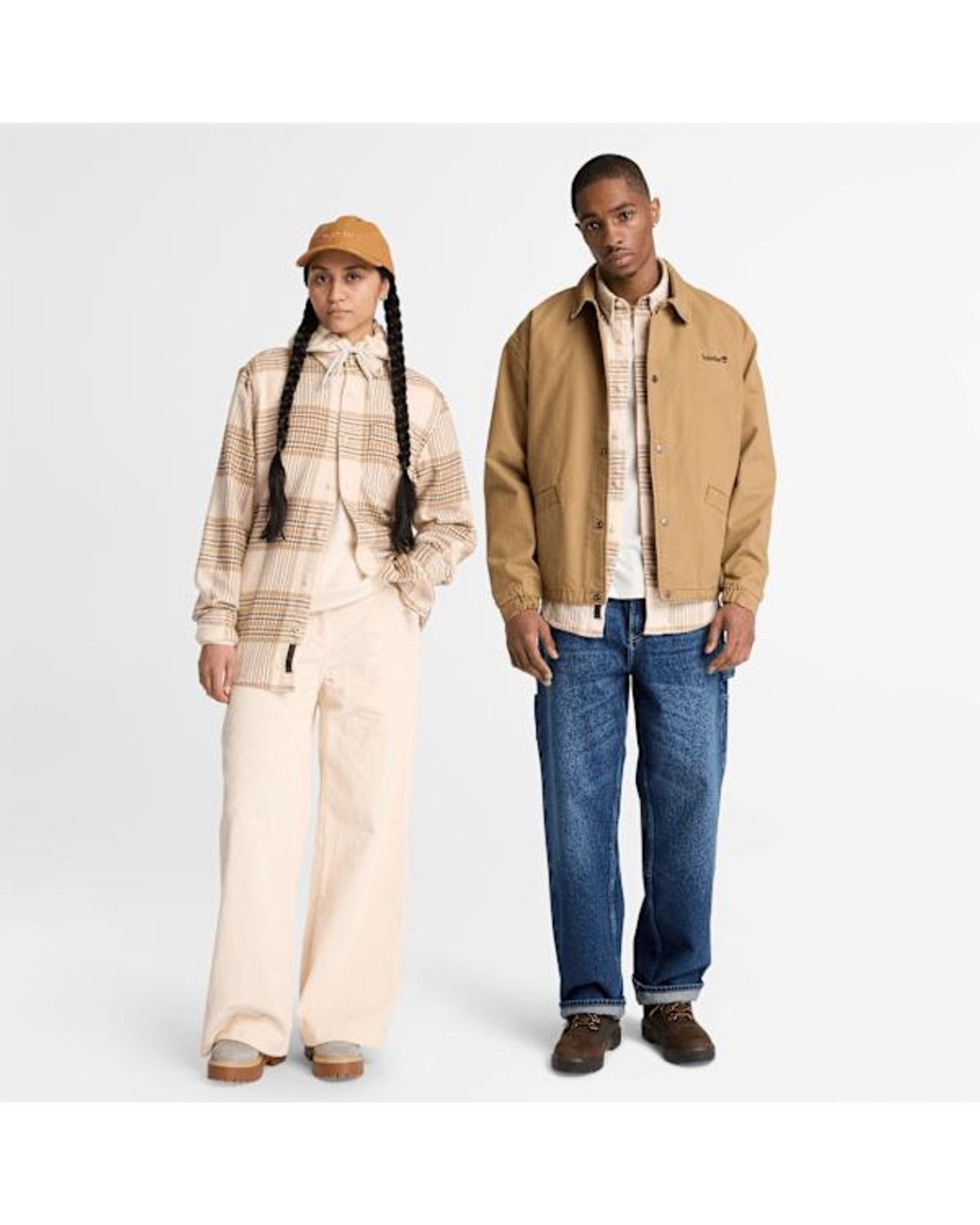 Timberland Natural Check Regular Shirt For for men