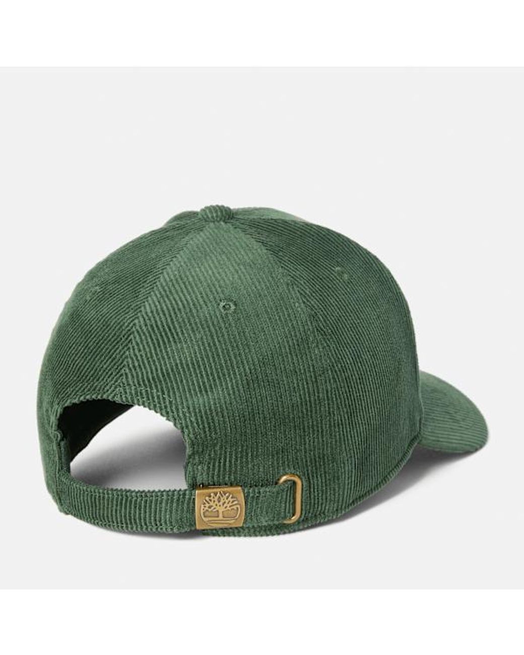 Timberland Green Corduroy Baseball Cap For for men