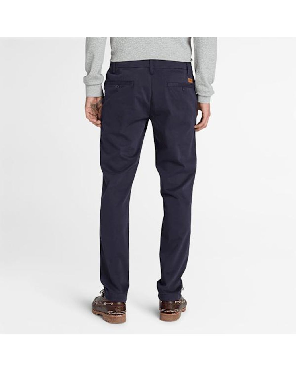 Timberland Blue Claremont Garment Dyed Chino Trouser For for men