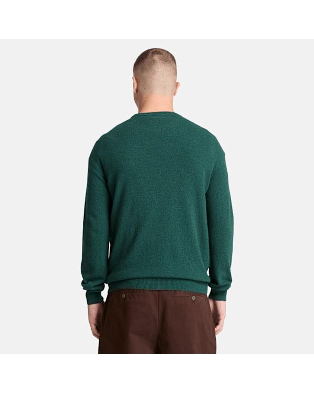 Timberland Green Cohas Brook Merino Crewneck Jumper For for men