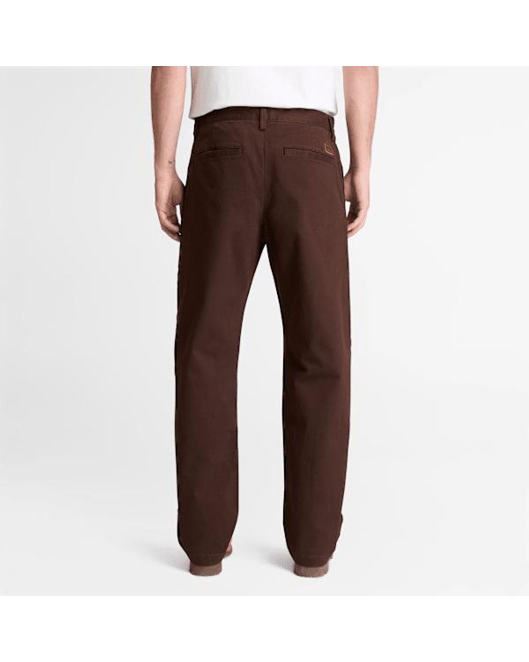 Timberland Brown Peached Heavy Twill Chino Trouser For for men