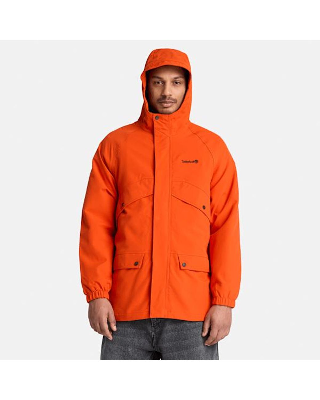 Timberland Orange Weatherline Archive-Inspired Parka For for men
