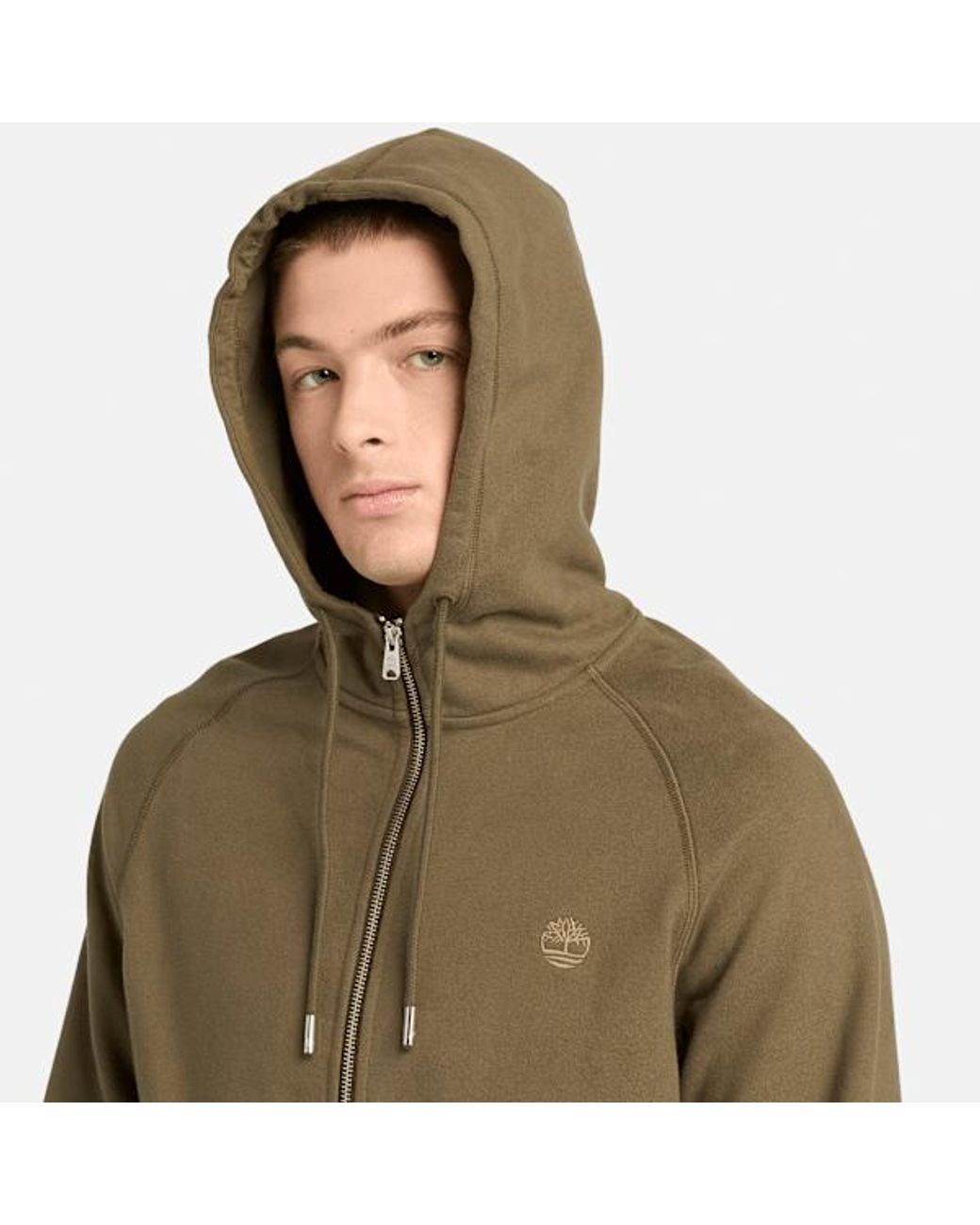 Timberland Green Exeter River Full-Zip Hoodie For for men