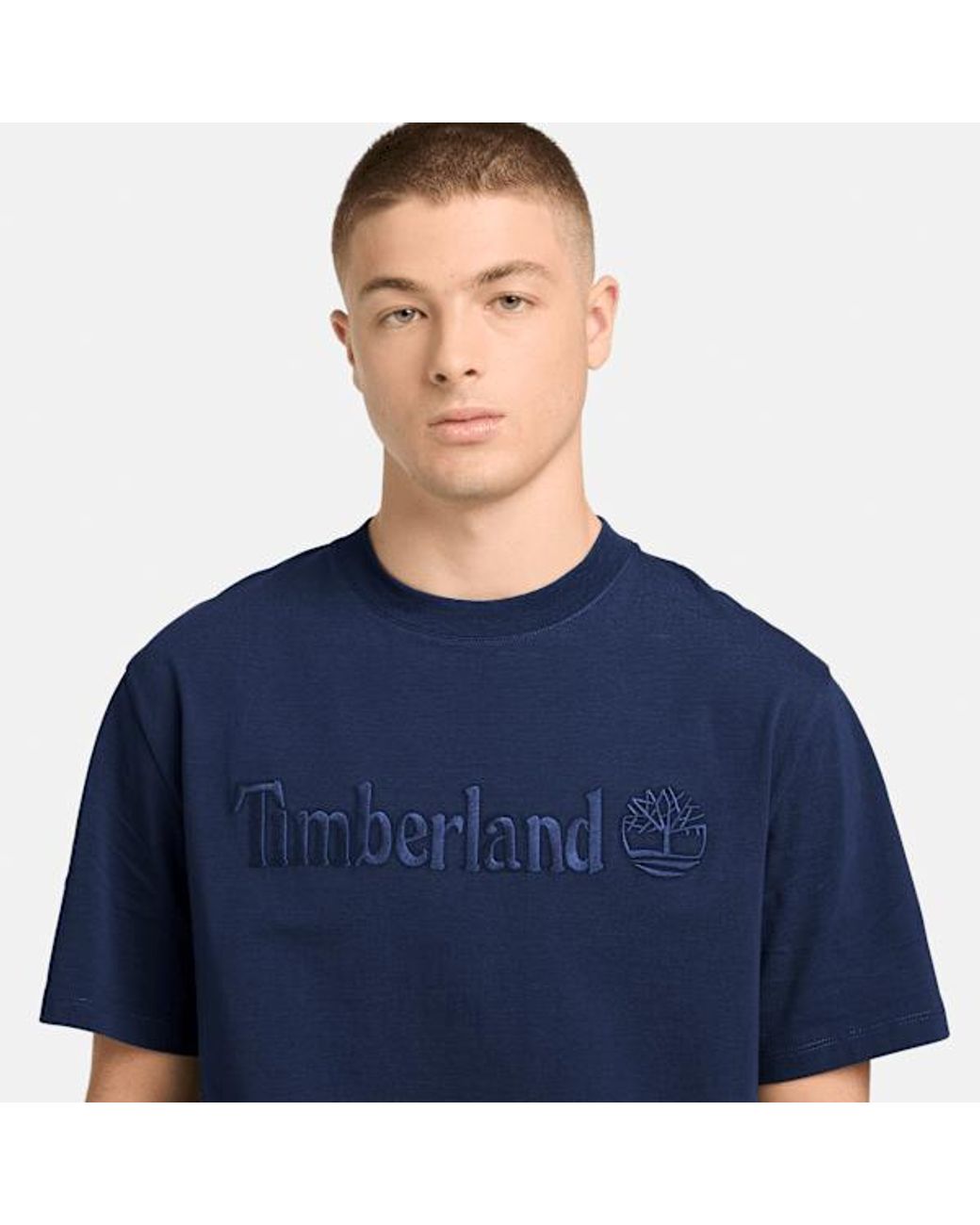 Timberland Blue Hampthon Short-Sleeve T-Shirt For for men