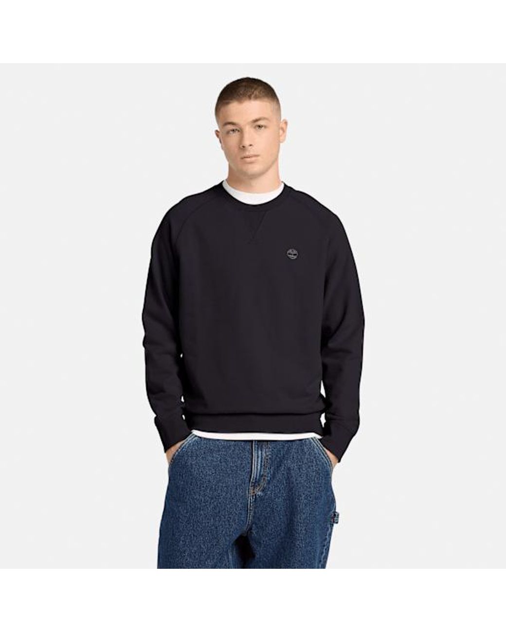 Timberland Black Exeter River Crewneck Sweatshirt For for men