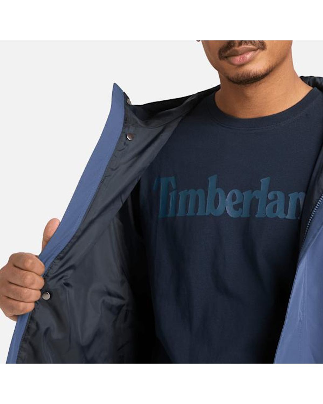 Timberland Blue Waterproof Shell Jacket For for men