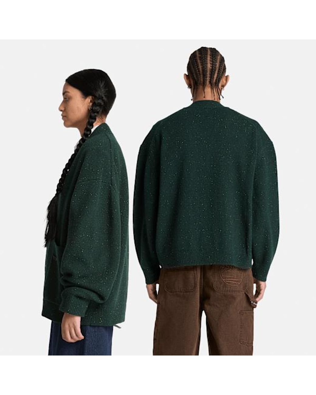 Timberland Green Phillips Brook Wool Cardigan For for men