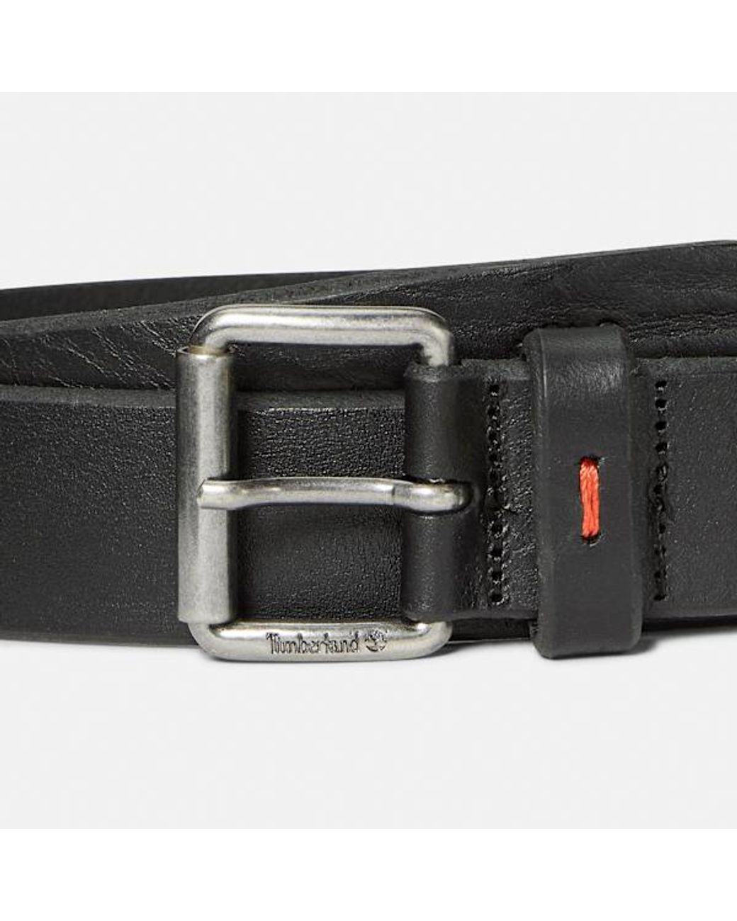 Timberland Black Errex Leather Belt For for men