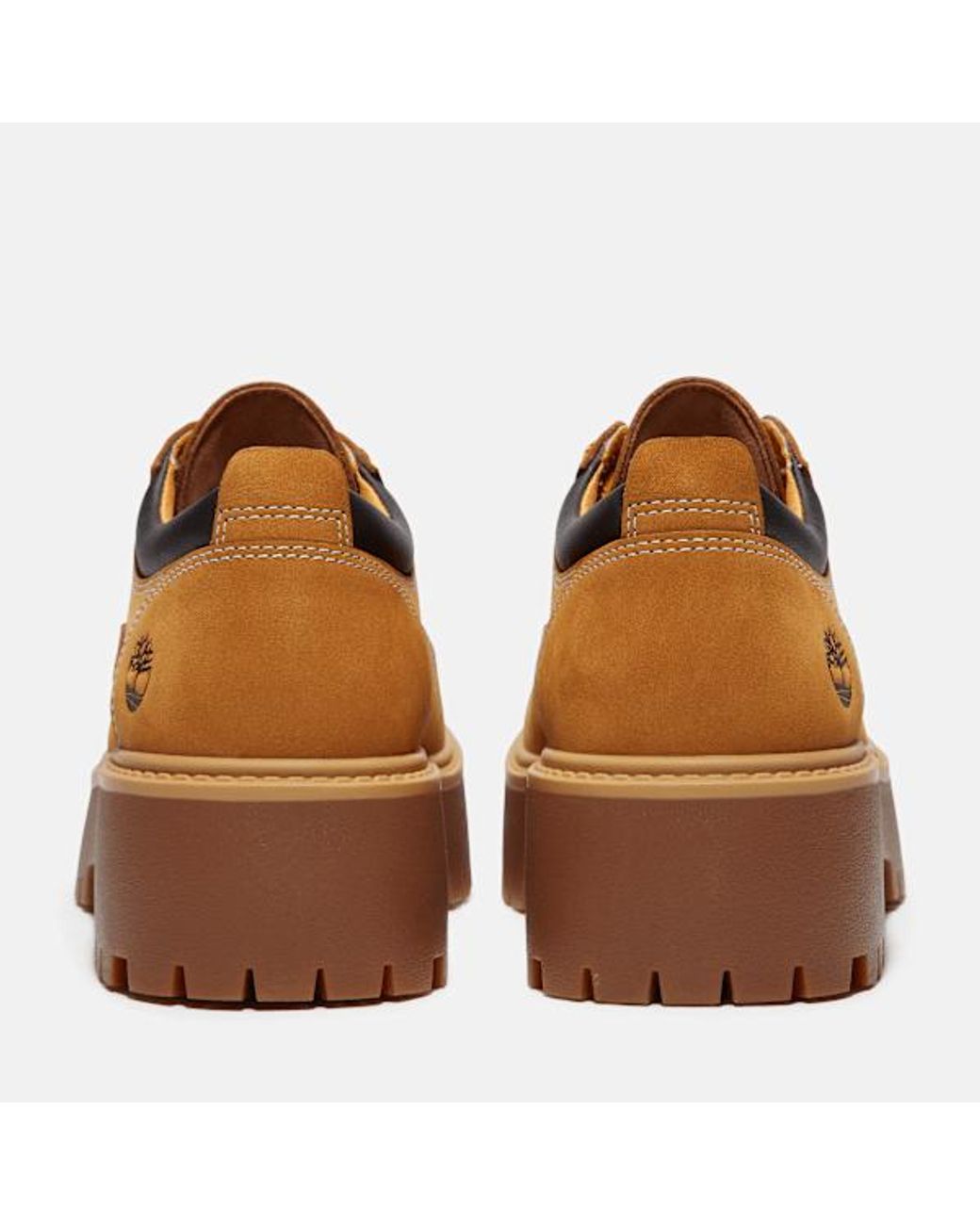 Timberland Brown Stone Street Platform Shoe For