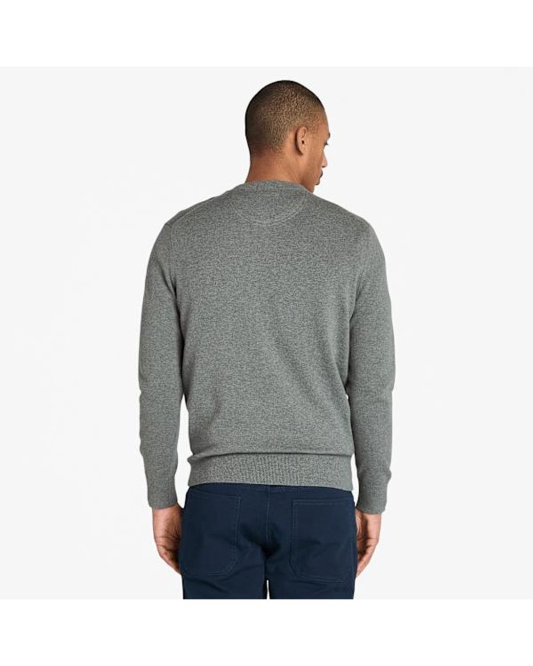 Timberland Gray Williams River Cotton Jumper For for men