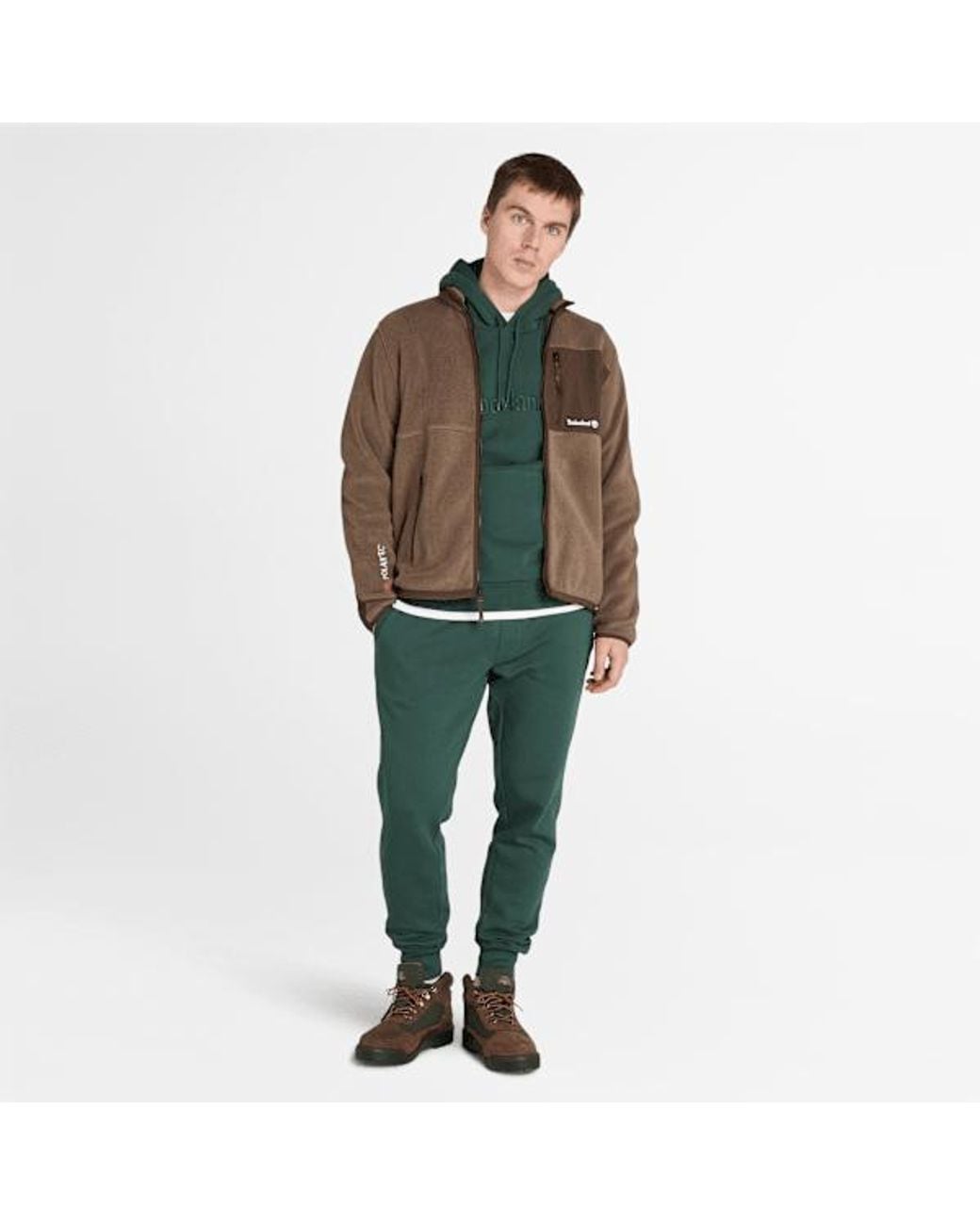 Timberland Brown Sherburne Polartec Fleece Jacket For for men