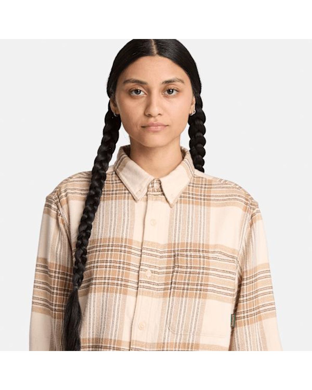 Timberland Natural Check Regular Shirt For for men